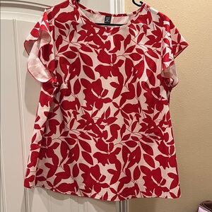 Rust Floral Women's Top